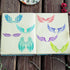 FINGERINSPIRE Angel Wings Stencils 11.8x11.8inch 8 Style Feather Wings Painting Template Reusable Fantasy Wings Decoration Stencil Wings Pattern S...
