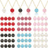 Henoyso 72 Pieces Zodiac Sign Charms Metal Round Double Sided Pendants Twelve Pendants for DIY Bangles Jewelry Making Accessories (Mixed Colors)...