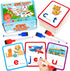 KMUYSL Short Vowel Spelling Flashcards, CVC Sight Words Handwriting Cards, Learn to Write Phonics Flash Cards, Fine Motor Montessori Educational T...