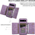 Phone Case for Google Pixel 6 Wallet Cover with Crossbody Shoulder Strap and Leather Credit Card Holder Pocket Slim Stand Cell Accessories Mobile ...