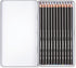 Staedtler Water-Soluble Tinted Graphite Pencils, Watercolor Artist Set, Pre-sharpened, 12 Colors in Metal Tin, 14610T M12...