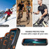 Annymall for iPhone 13 Case with 2 Screen Protector,Shockproof Drop Protection Full Body Heavy Duty 3 Layer Military Rugged Durable Phone Cover fo...