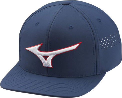 Mizuno Golf Tour Flat Snapback Hat...