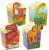 BLUE PANDA Bulk Dinosaur Popcorn Boxes & Bags for Candy, Snacks, and Kid's Birthday Party Supplies - 60-Pack Dino-Themed Popcorn Bags (4 Designs)...