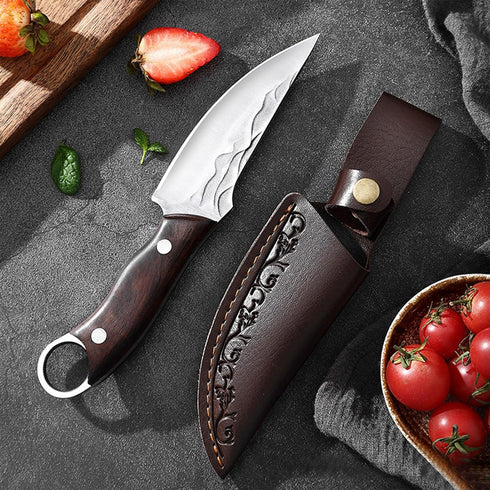 Fixed Blade Hunting Knife, 8.5-inch Bushcraft Survival Tactical Knife with Sheath and Non-Slip Ergonomic Handle for Camping, Outdoor, Bushcraft...