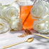 Long Handle Iced Tea Spoon,7.8-Inch Gold Coffee Spoon,Ice Cream Spoon, Stainless Steel TeaSpoons,Cocktail Stirring Spoon,Set of 6...