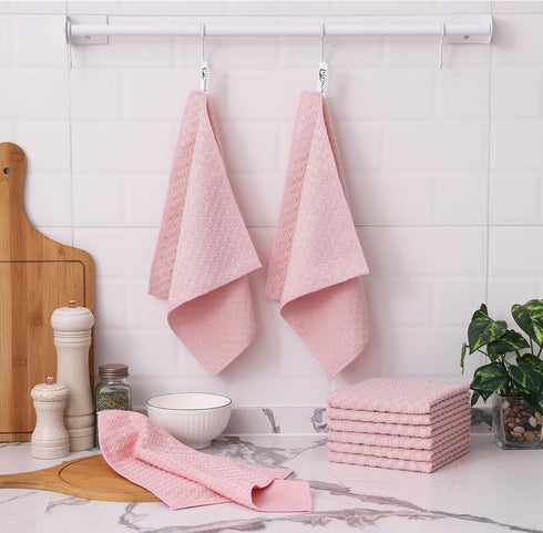 Kitinjoy Microfiber Cleaning Cloth, 12 Pack Soft and No Lint Microfiber Towels Cleaning Supplies, Absorbent Fast Drying Cleaning Rags for Housekee...
