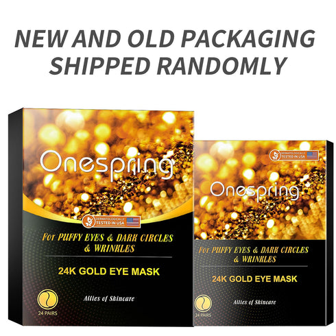 Under Eye Patches (24 Pairs) - Golden Under Eye Mask for Dark Circles, Puffiness & Wrinkles, Natural Collagen Eye Gels Pads for Refreshing, Revita...