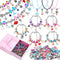 Mckanti 150 Pieces Charm Bracelet Making Kit for Girls, Charm Bracelets Jewelry Making Kit with Beads Bracelets Charms Necklace DIY Crafts Gifts S...