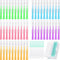 Zopeal 250 Pieces Braces Flossers Interdental Brush for Cleaner Tooth Toothpick Dental Teeth Flossing Head Oral Dental Hygiene Cleaning Tool Soft ...