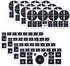 PAGOW 8 Sheets Replacement AC Dash Button Repair Sticker for Chevy SUV Fixing Ruined Faded Control Radio Decal Truck Accessories,2 Styles...