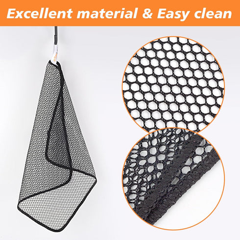 SUNLAND Netted Dish Cloths for Washing Dishes No Odor Dishes Scrubber for Kitchen-Fast Drying and Easy to Clean Mesh Dish Cloth 6 Pack 12Inch x12I...