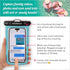 Waterproof Phone Pouch (2-Pack) — Designed in Hawaii — Case Fits All iPhones (incl. 15 Pro Max), Samsung Galaxy S24 & More Black/Blue...