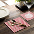 Gatherfun Cocktail Napkins 3-ply 80PCS Red and White Gingham disposable Paper Napkins Beverage napkins for Restaurant Bar Picnic Birthday Party...