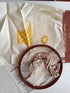 Nicole Creations Stenciled Stitchery Flower Basket Hoop & Lace Embroidery Kit No. 1203......