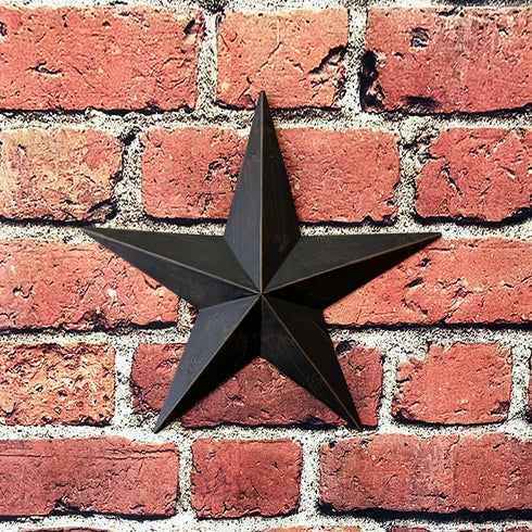 rainbow handcrafts Rustic Metal 3D Barn Star Patriotic Wall Decoration Americana Wall Art July 4th Country Americana Patriotic Wall Ornament,Outdo...