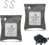 Bamboo Charcoal Bags Odor Absorber, 2 Packs 100g Charcoal Deodorizer Bags with Hooks, Nature Bamboo Charcoal Air Purifying Bags Activated Charcoal...