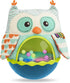 B. toys- B. baby- Owl Be Back- Baby Toy- Crawling- Tummy Time- Sensory & Musical Toy for Babies- Wobbling Toy with Colorful Balls – 6 Months...