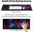 Ovenbird Gaming Mouse Pad with Stitched Edges, Topographic Map Pink Mouse Pad, Extended XL Mousepad with Anti-Slip Base, Cool Neon Large Mouse Pad...
