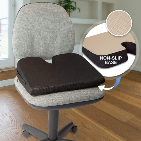 Large Medium-Firm Wellness Seat Cushion - 17 x 13 x 3 inches...
