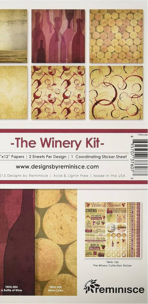 Reminisce The Winery Collection Kit Multicolor, 12" by 12"...