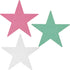 Bright Creations Glitter Star Cutouts for Bulletin Board, Crafts, Classrooms (6 Colors, 60 Pack)...