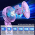 Handheld Fan, Portable Fan, 4000mAh USB Rechargeable Personal Fan, 180° Foldable Mini Desk Fan, 6 Wind Speed, LCD Digital Display, Lanyard as Neck...