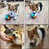 Squeaky Latex Dinosaur Egg Dog Toy, Soft Rubber Puppy Chew Squeaky Toys,Fetch Interactive Play Balls Toy for Puppy Small Medium Large Pets Dog...