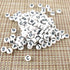 600 PCs 7mm Letter Beads Set DIY Black White Acrylic Alphabet Letter Cylinder Column Beads for Jewelry Making, Bracelets, Necklaces, Key Chains (W...