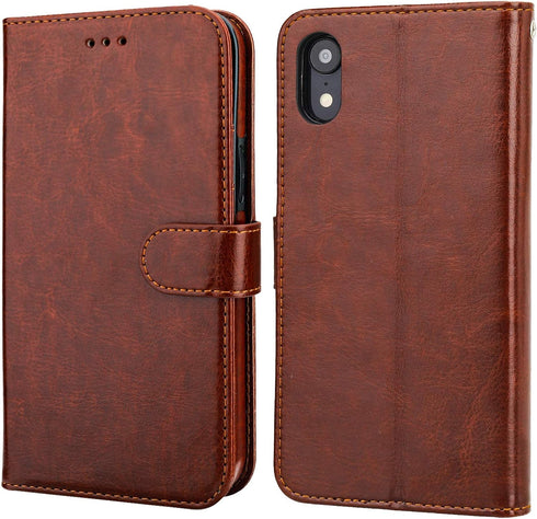 Bocasal for iPhone Xr Wallet Case with Card Holder PU Leather Magnetic Detachable Kickstand Shockproof Wrist Strap Removable Flip Cover for iPhone...