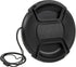 Fotodiox Inner pinch Lens Cap, Lens Cover with Cap Keeper, 82mm...