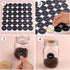 SAVITA 432pcs 3.5cm Spice Labels Stickers, Round Preprinted Spice Labels Waterproof Spice Jar Label Spice Labels Spice Containers Labels Seasoning...