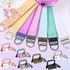Key Fob Hardware, modacraft 42PCS 1 Inch 7 Colors Keychain Hardware Set Key Fob Hardware for Wristlet Keychain, Key Lanyard and Key Chain Making H...