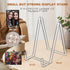 Plate Stands for Display 6 Inch Clear Acrylic Square Holder Stand Picture Frame Stand Holder Easel for Book, Decorative Plate, Plaque, Photo, Plat...