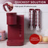 STORAGENIE Coffee Pod Holder for Kerig Kcup, Red Side Mount K Cup Storage, Coffee Pod Organizer, Perfect for Small Counters...
