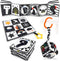 Black and White High Contrast Baby Toys 0-3 Months for Newborn, Montessori Toys Sensory Infant Tummy Time Toys Baby Essentials 0-6 Gifts...