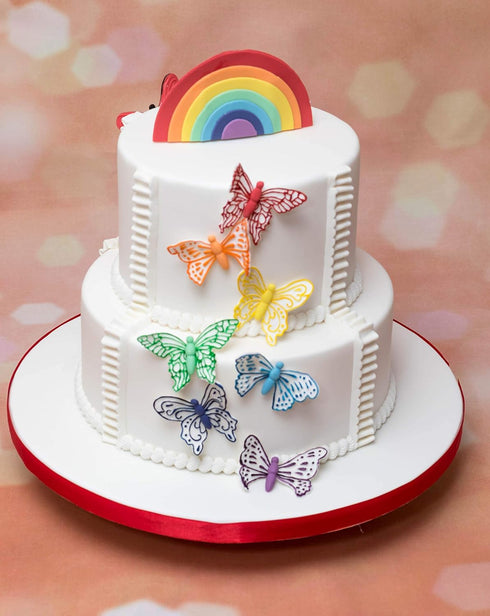 Katy Sue Butterfly Trio Silicone Mold for Cake Decorating & Crafting. Use with Fondant, Sugar Paste, Marzipan & Air Dry Clay. From Katy Sue Fondan...