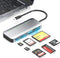 Memory Stick Pro Duo Card Reader, 7 in1 Memory Stick Pro Duo Adapter USB C for SD/TF/CF/XD/MS, Multi Card Reader for Camera, Game Trail Camera, Ph...