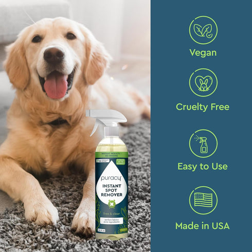 Puracy Stain Remover - Cleaning Spray, Clothes Stain Remover for Clothes, Laundry Stain Remover Spray for Clothes, Travel Stain Remover, Oil Stain...