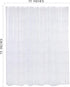 NTBAY EVA Clear Shower Curtain with Water Cube, Water-Repellent Liner with 3 Magnets for Bathroom, 72x72 Inches...