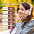 Wireless Bluetooth Headphones Over Ear 65H Playtime HiFi Stereo Headset with Microphone and 6EQ Modes Foldable Bluetooth V5.3 Headphones for Trave...