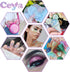 Ceya Chunky Glitter, 4.9oz/ 140g Bright Silver Craft Glitter Powder Mixed Fine Flakes Iridescent Nail Sequins for Nail Art, Hair, Epoxy Resin, Tum...