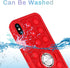 Joyleop Red Bubble Case for iPhone X/XS Fidget Design Unique Silicone Cute Fun Cover Girly Fashion Girls Boys Kids Cases,Funny Kawaii with Metal R...
