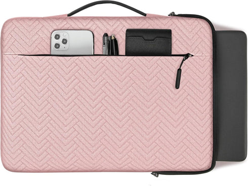 Laptop Sleeve 14 inch Laptop Case Waterproof Handle Laptop Bag Protective Business Computer Carrying Bag Compatible with 13.3-14 Inch Laptop/Chrom...