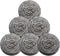 Stainless Steel Scrubber Scrubbing Scouring Pad Magic Eraser Sponges Clean Pot Pan and Broiler Rack Steel Wool for Kitchen Bathroom (6Pcs Metal Sc...