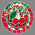 50pcs Cherry Stickers Vinyl Red Fruits Stickers for Water Bottle Laptop Skateboard Phone Computer Bike Cars Guitar Luggage Suitcase,Cute Waterproo...