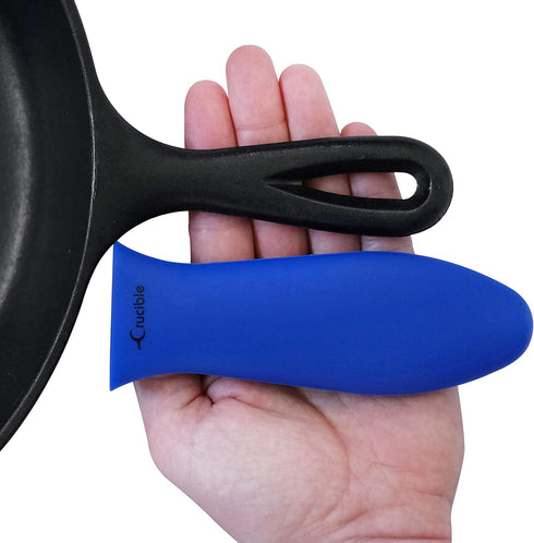 Silicone Hot Handle Holders 3-Pack Mix (Blue)...