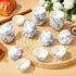 800 Pcs Blue and White Flower Cupcake Liners Flower Cupcake Wrappers Grease Proof Blue Muffin Liners Disposable Cupcake Papers Baking Cups for Bak...