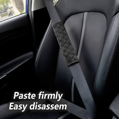 2 PCS Auto Seatbelt Covers Soft Seat Belt Cushion,Anti-Friction for a Comfortable Driving,Car Accessories for Men/Women/Kid,Fit with All Cars and ...
