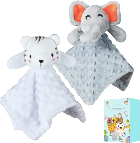 Cute Castle Security Blanket for Babies Gifts - Soft Unisex Newborn Essentials for Boys and Girls - Neutral Baby Stuff Snuggle Toy - Baby Registry...